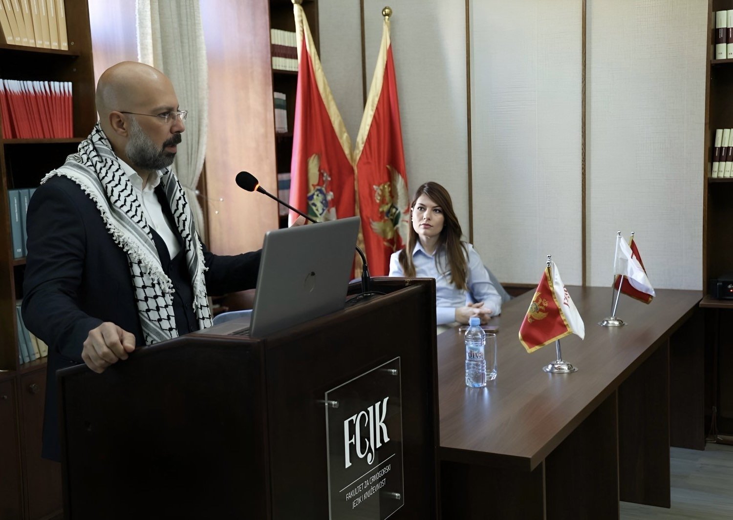 Ambasador Palestine u pośeti Fakultetu za crnogorski jezik i književnost