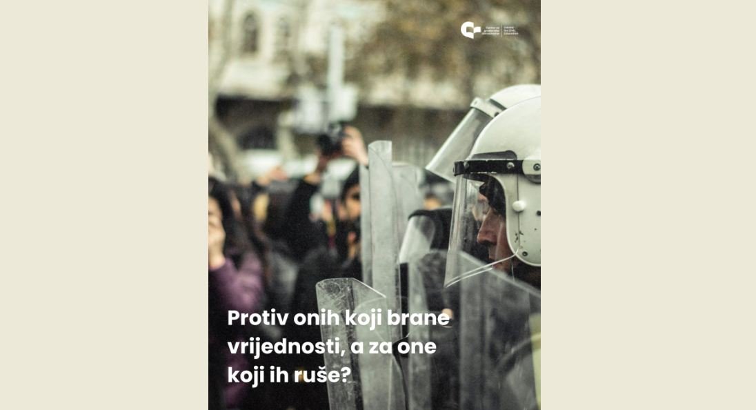CGO: Protiv onih koji brane vrijednosti, a za one koji ih ruše?