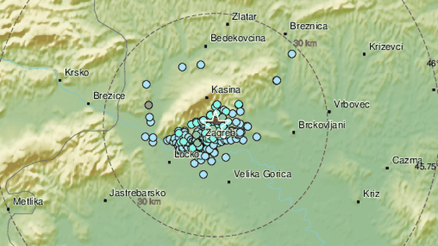 Novi jači potres pogodio Zagreb