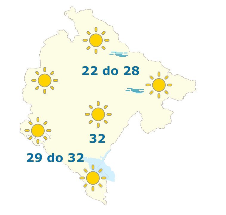 Danas sunčano i toplo
