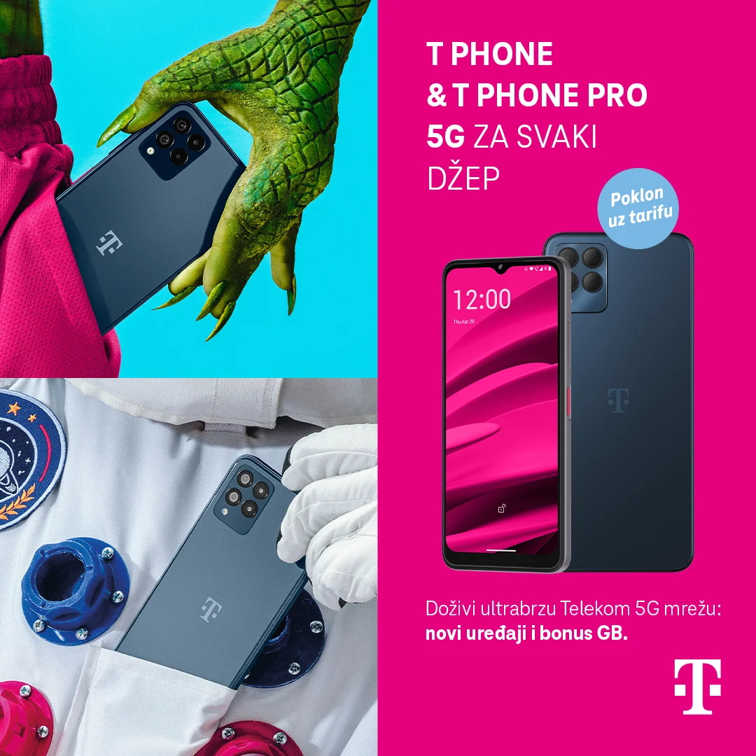 Telekom: Novi T-Tablet, T-Phone i T-Phone Pro 5G uređaji u prodaji pod promotivnim uslovima
