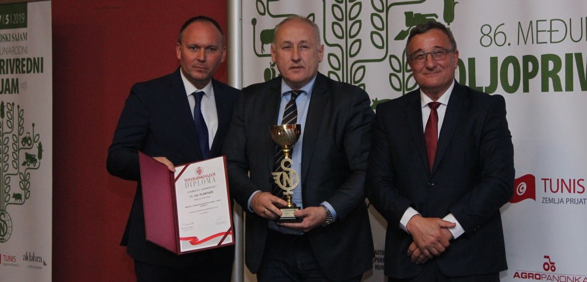 Priznanja iz Novog Sada: "Plantaže" šampion sajma i lider u regionu u vinogradarstvu