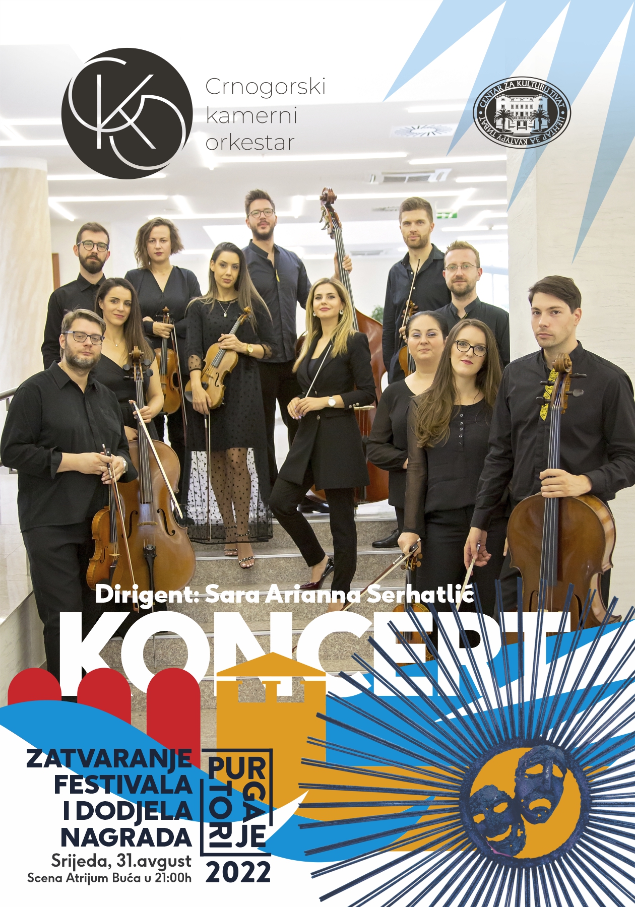 Koncert Crnogorskog kamernog orkestra 31. avgusta u Tivtu