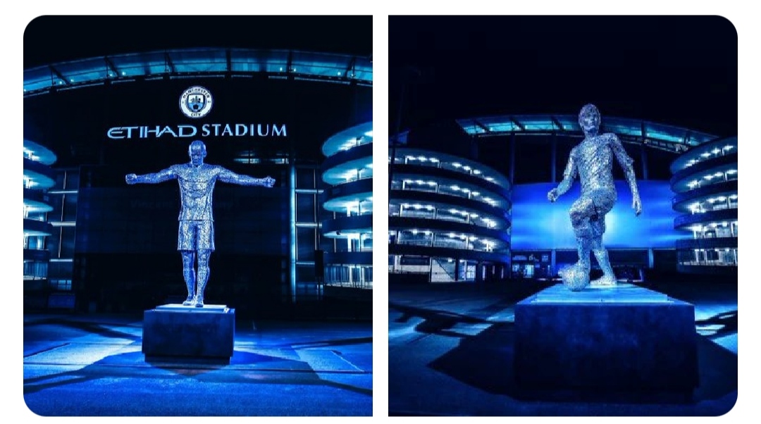 Statue za legende Sitija ispred stadiona