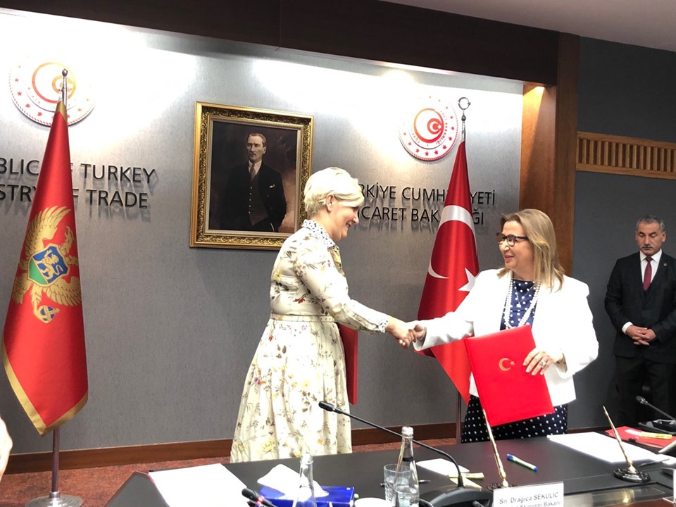 Sekulić u Ankari potpisala Protokole o trgovini uslugama