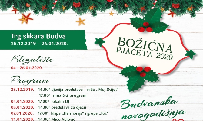 ''Božićna pjaceta'' u Budvi