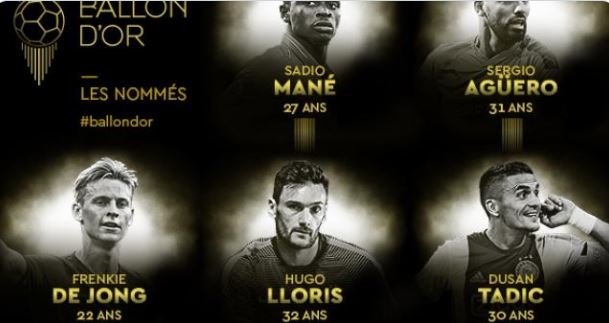 "Frans fudbal" objavio kandidate za Zlatnu loptu