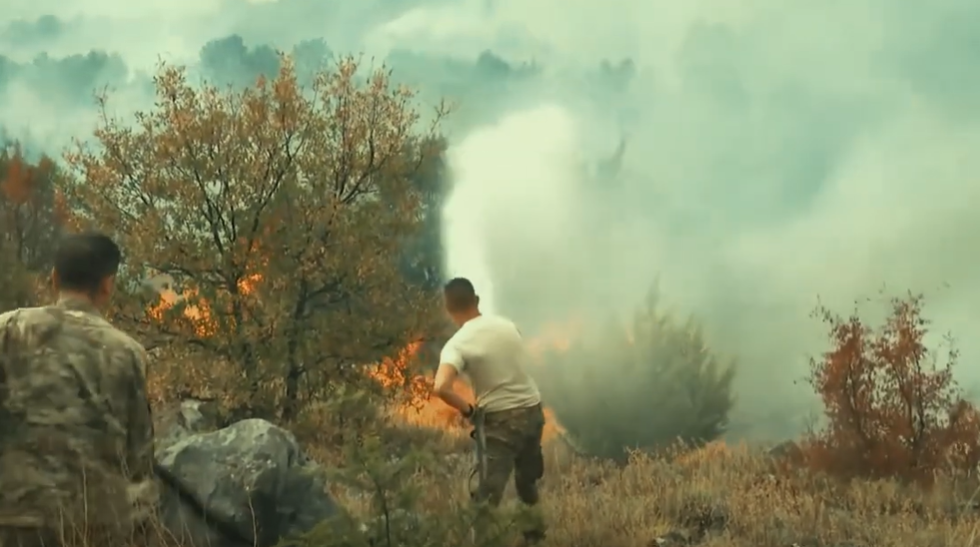 Vojska Crne Gore: Odgovor na vanrednu situaciju izazvanu požarima