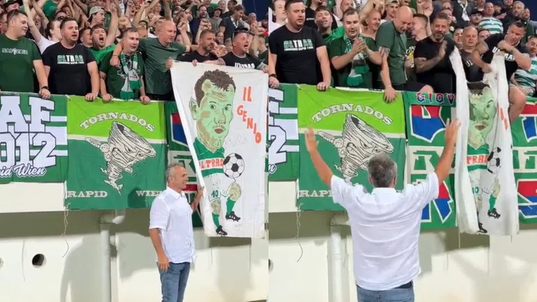 Navijači bečkog Rapida ovacijama pozdravili Savićevića