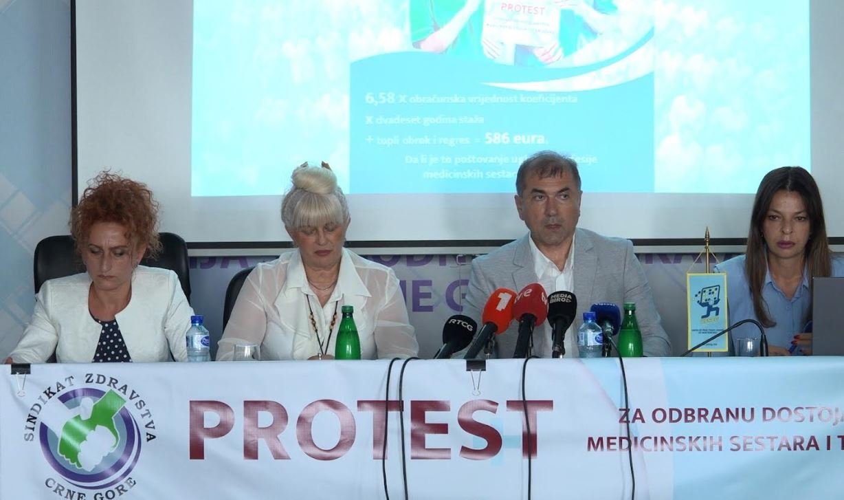 Sindikat zdravstva najavio protest u četvrtak na Trgu Vektre