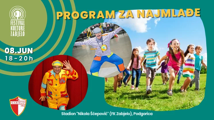 Fudbalski klub Zabjelo i Festival kulture Zabjelo organizuju program za najmlađe 8. juna