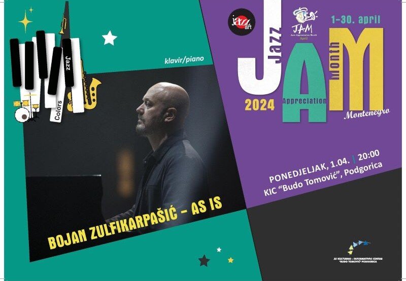 Koncert džez pijaniste Bojana Zulfikarpašića 1. aprila u KIC-u