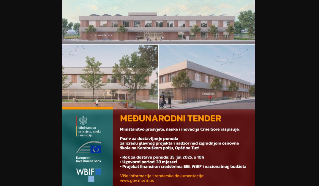 Raspisan Međunarodni tender za izgradnju škole u Karabuškom polju