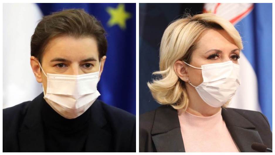 Ana Brnabić i Darija Kisić Tepavčević u četvrtak primaju Fajzerovu vakcinu