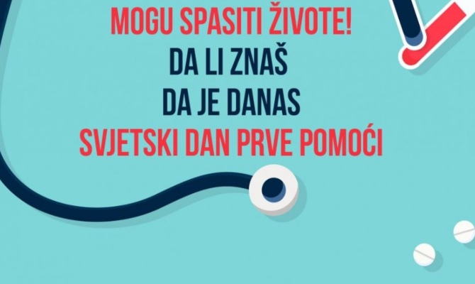 Obilježavanje "Svjetskog dana prve pomoći" u Crnoj Gori