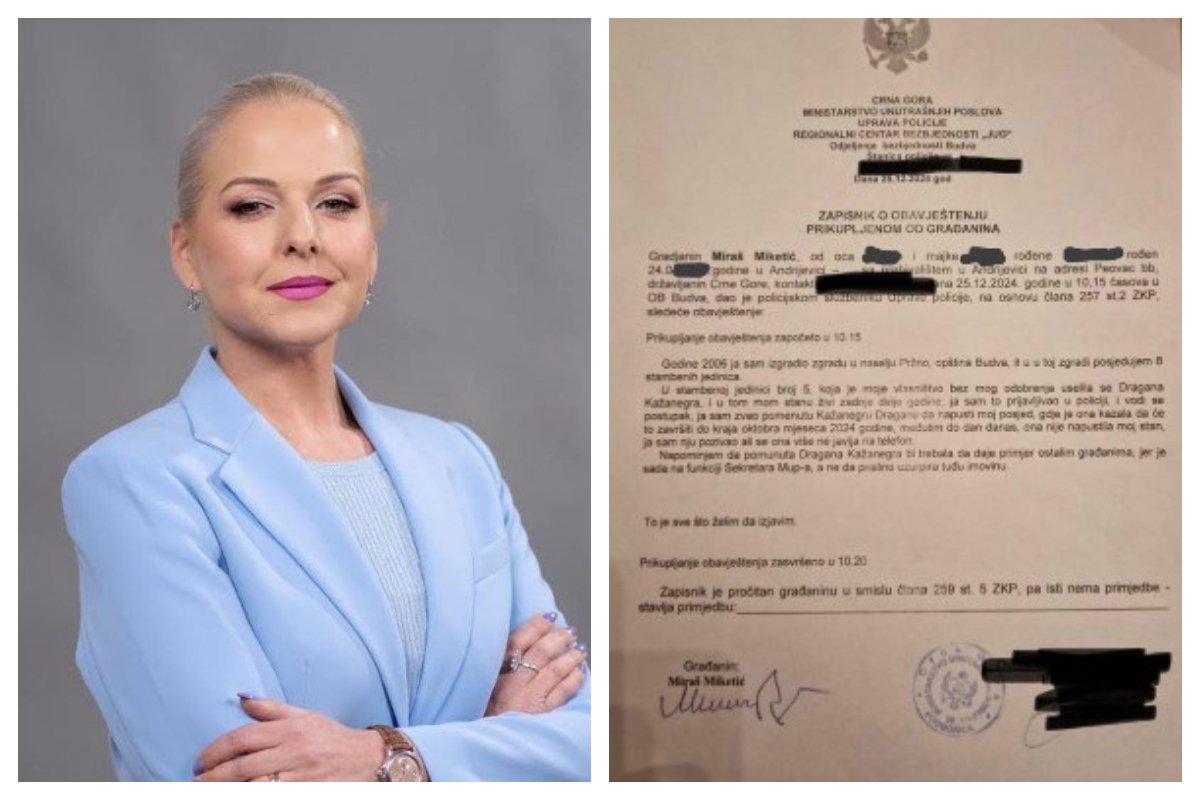 Miketić prijavio policiji Kažanegru Stanišić navodeći da već dvije godine živi bespravno u njegovom stanu