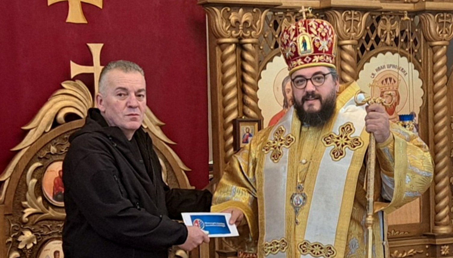 Nakon liturgije, Crnogorci iz SAD uručili prilog Crnogorskoj pravoslavnoj crkvi