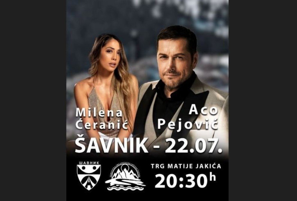 Povodom Dana opštine Šavnik koncert na Trgu Matije Jakića