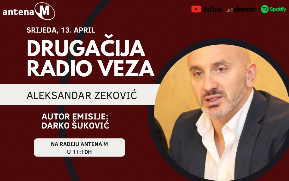 Gost DRV Aleksandar Zeković: Postaje li CG sigurna anticrnogorska kuća?