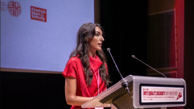 SM DPS Crne Gore: Kristina Šćepanović reizabrana za potpredsjednicu Mladih evropskih socijalista