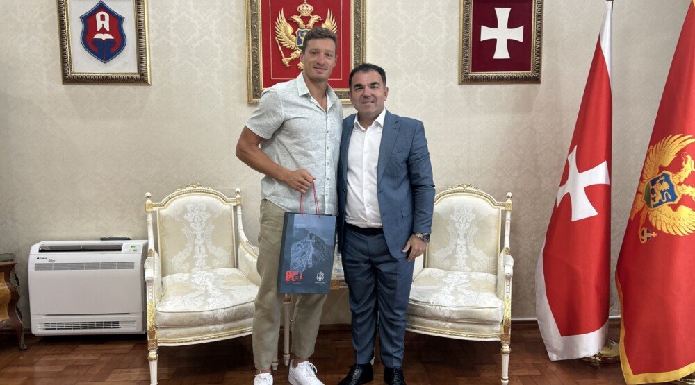 Cetinje je ponosno: Đurašković Pešiću poželio uspjeh na Olimpijskim igrama