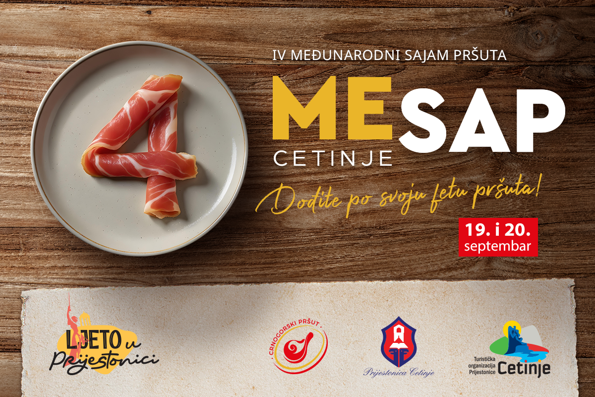 Otvaranje Međunarodnog sajma pršuta u petak na Cetinju