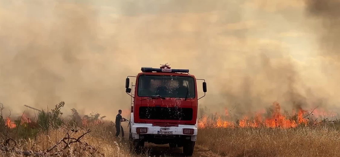 VIDEO Veliki požar na Ćemovskom polju trenutno pod kontrolom