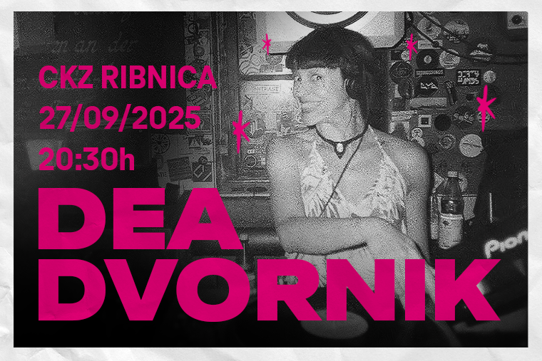 Noć Young ritma u CKZ Ribnica – stiže Dea Dvornik