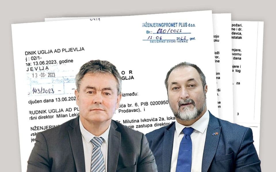 Milan Lekić potpisao ugovor o prodaji uglja i sa poslovnim partnerom Stijovićeve supruge