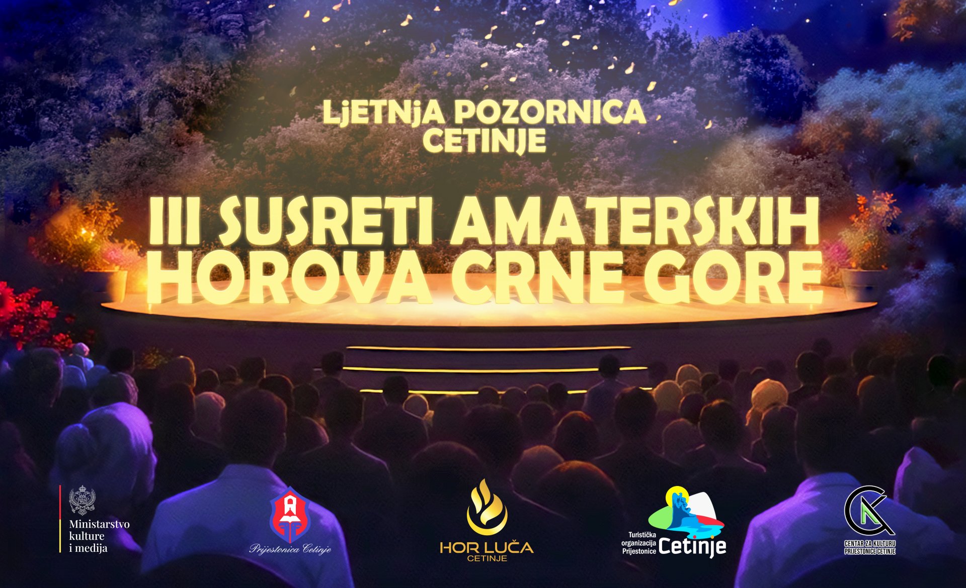 Prijestonica 18. i 19. jula domaćin trećih susreta amaterskih horova Crne Gore
