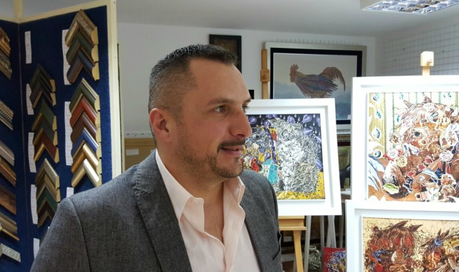 Otvaranje izložbe ''Običan, malecki san'' Mulutina Obradovića u Modernoj galeriji