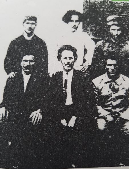 Radojica Nikčevic (sjedi u sredini) u cetinjskom zatvoru 1925
