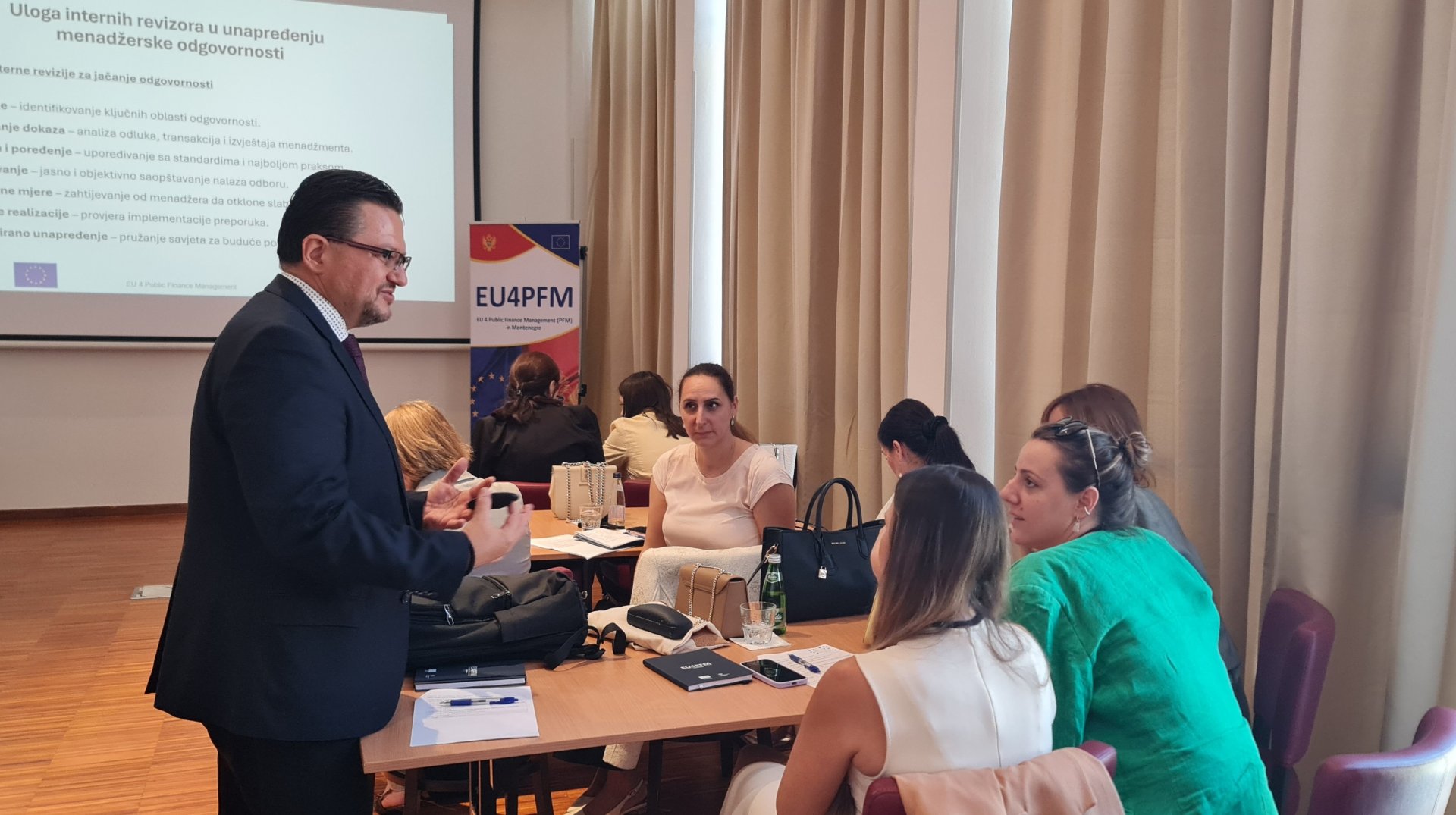 Upravljačka odgovornost glavna tema radionice u Bečićima za rukovodioce javnog sektora