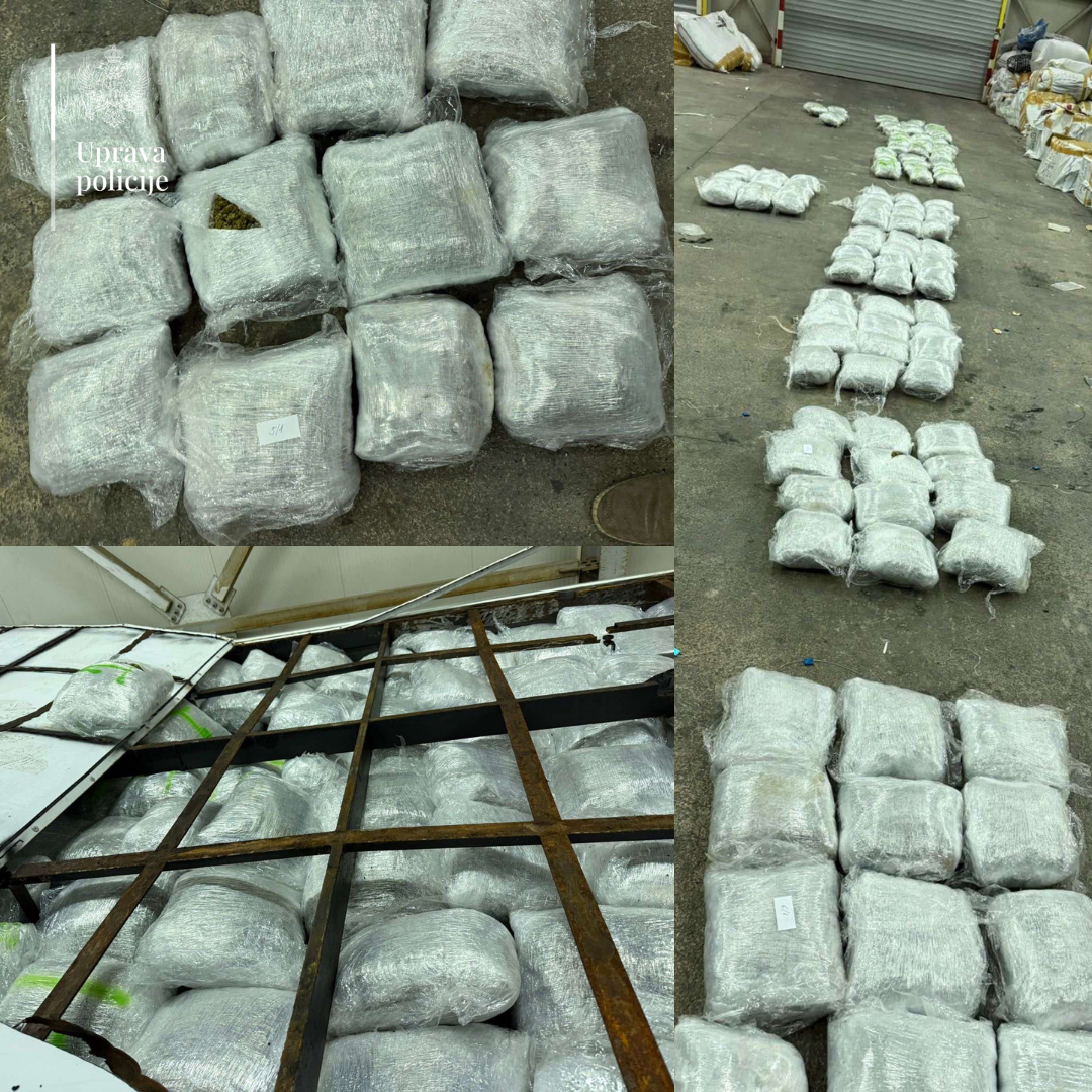 Preko 130 kilograma marihuane zaplijenjeno na Božaju: E.Č. osumnjičen za trgovinu narkoticima