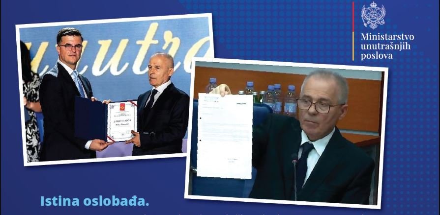 Šaranović: Ponosan sam na svakog policijskog službenika koji je spreman da govori o onome o čemu se ćutalo decenijama