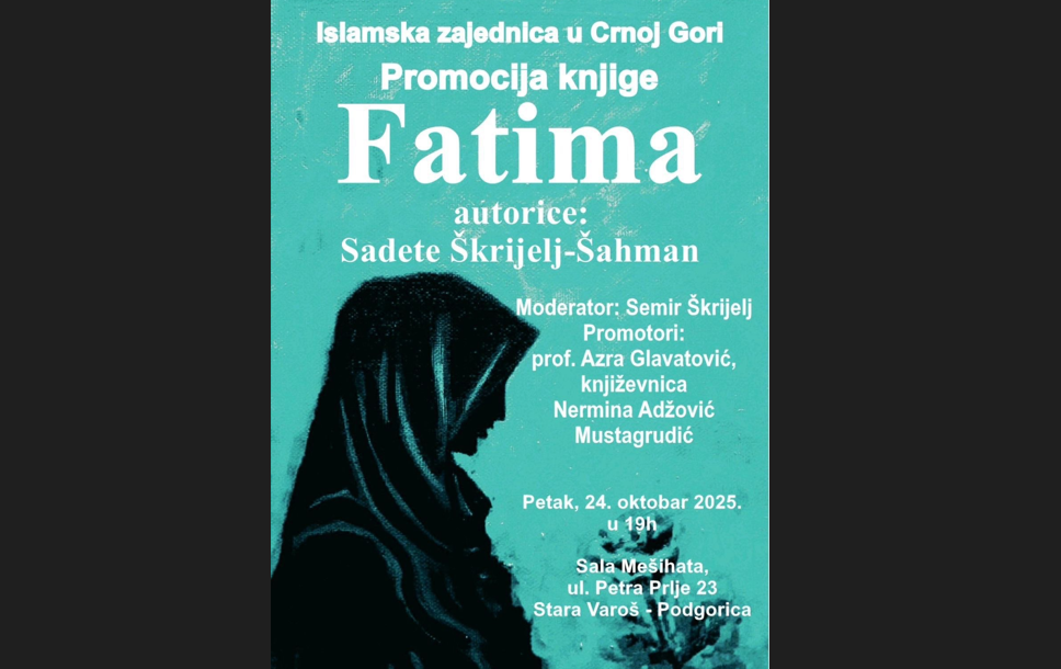 U petak promocija knjige Fatima