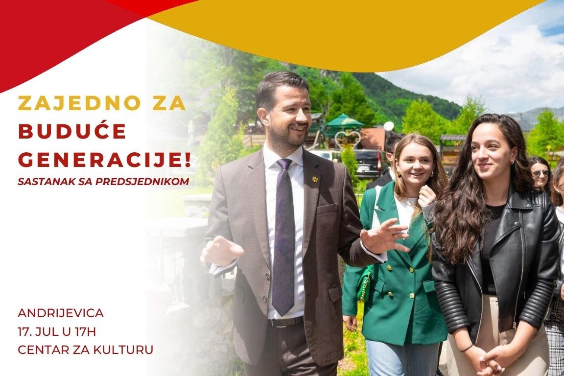 Milatović u četvrtak u Andrijevici: Poziva sve građane na sastanak