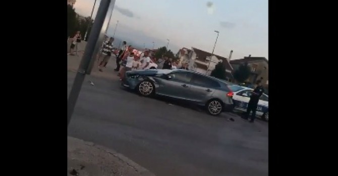 Podgorica: Udes na Starom Aerodromu
