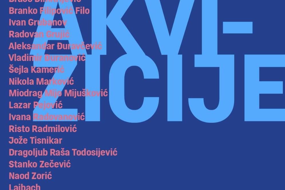 Na izložbi Akvizicije, u Muzeju savremene umjetnosti i rad Vuka Bojovića