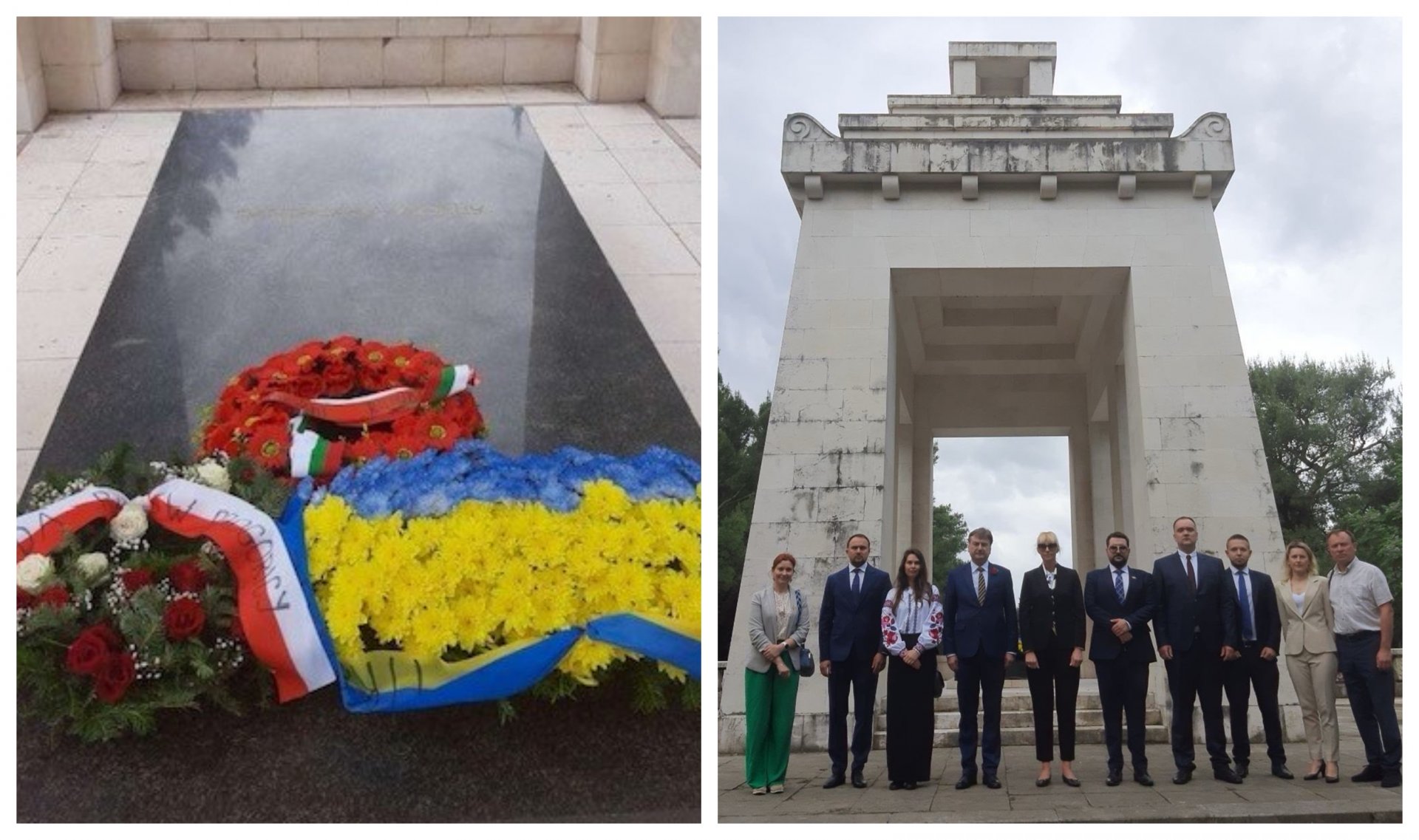 Ambasade Poljske, Ukrajine i Bugarske položile vijence na Gorici