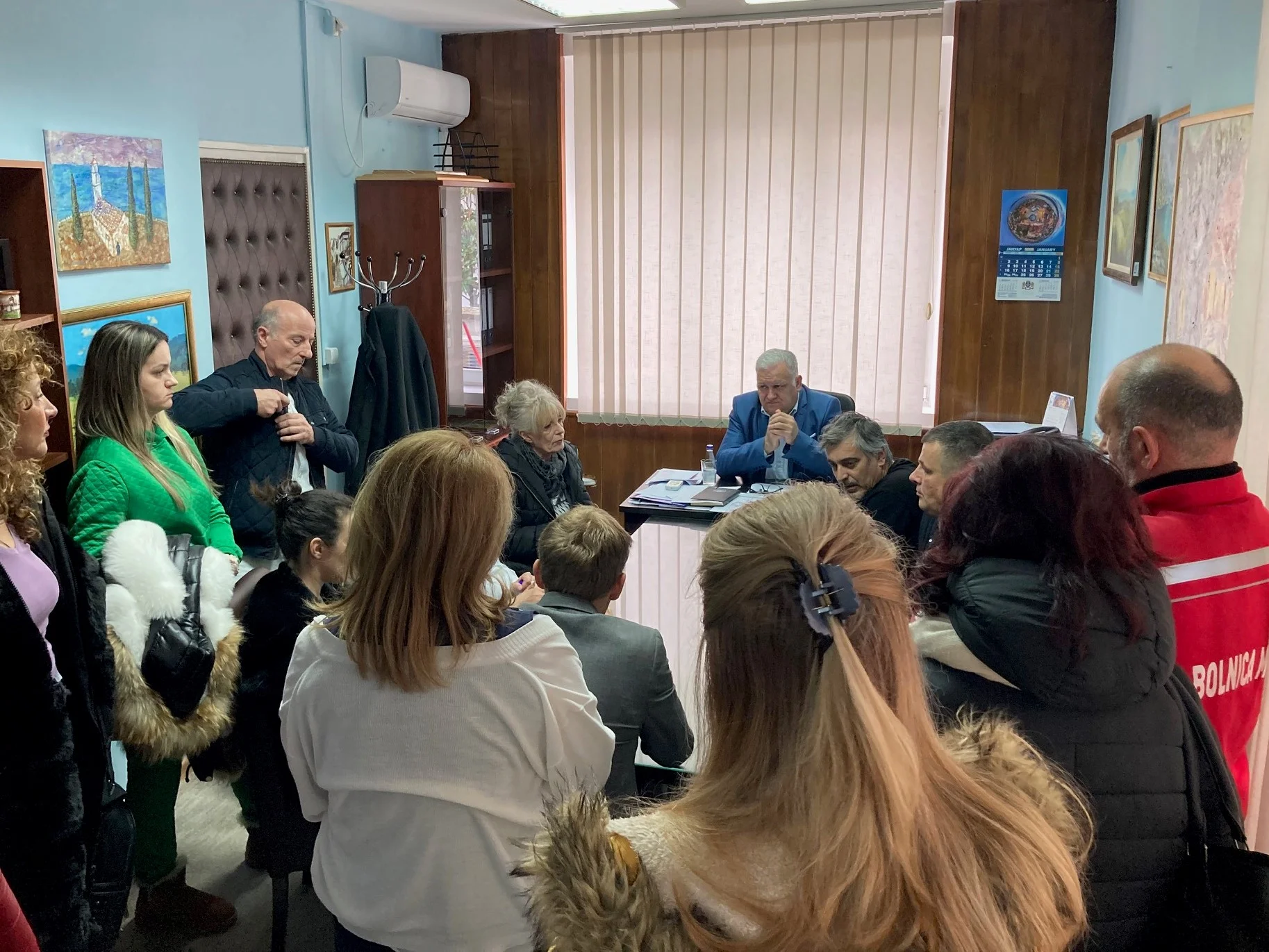 Čelnici lokalne uprave razgovarali sa zaposlenima Bolnice Meljine: Opština Herceg Novi je podrška radnicima
