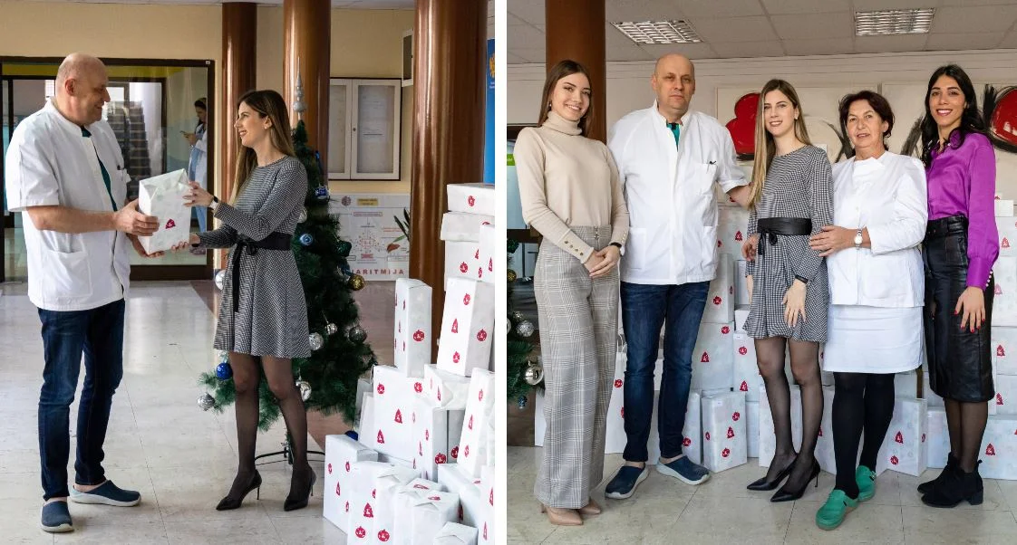 I ove godine preko 100 poklona mališanima u Institutu za bolesti djece: Radost i osmijesi na dodjeli