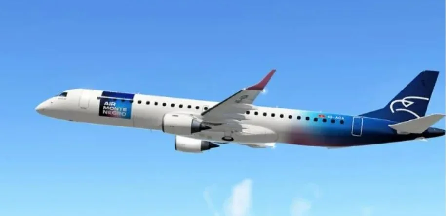 Embraer  sletio na Aerodrom Podgorica
