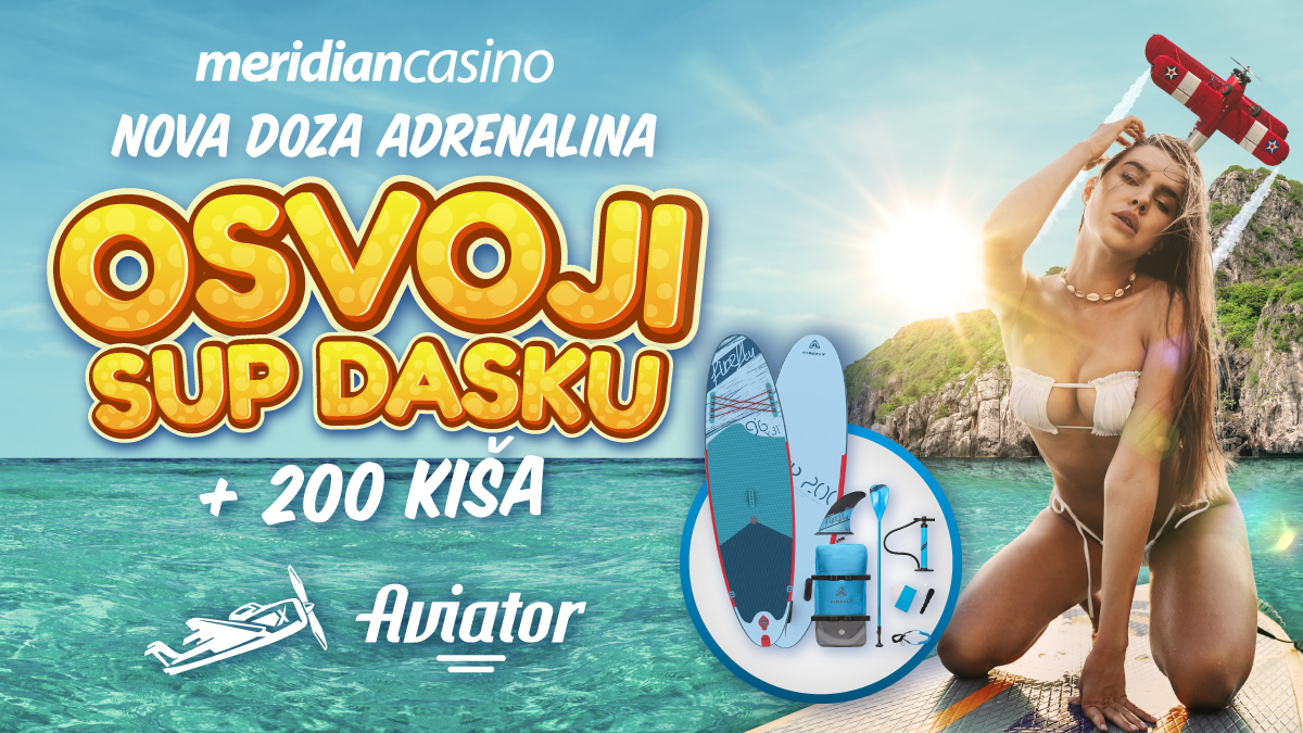 Nova doza adrenalina – Osvoji SUP dasku!