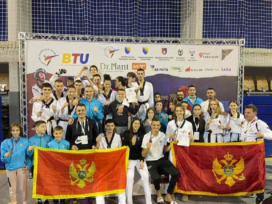 Crnogorskim tekvondistima šest medalja