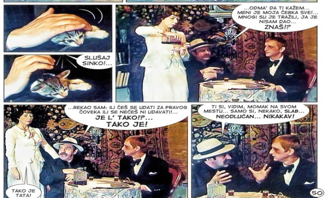 Cio film Maratonaca nacrtali kao strip