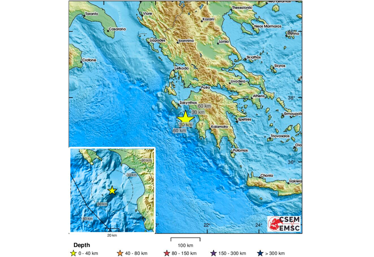 Zemljotres od 5,7 Rihtera pogodio jug Grčke