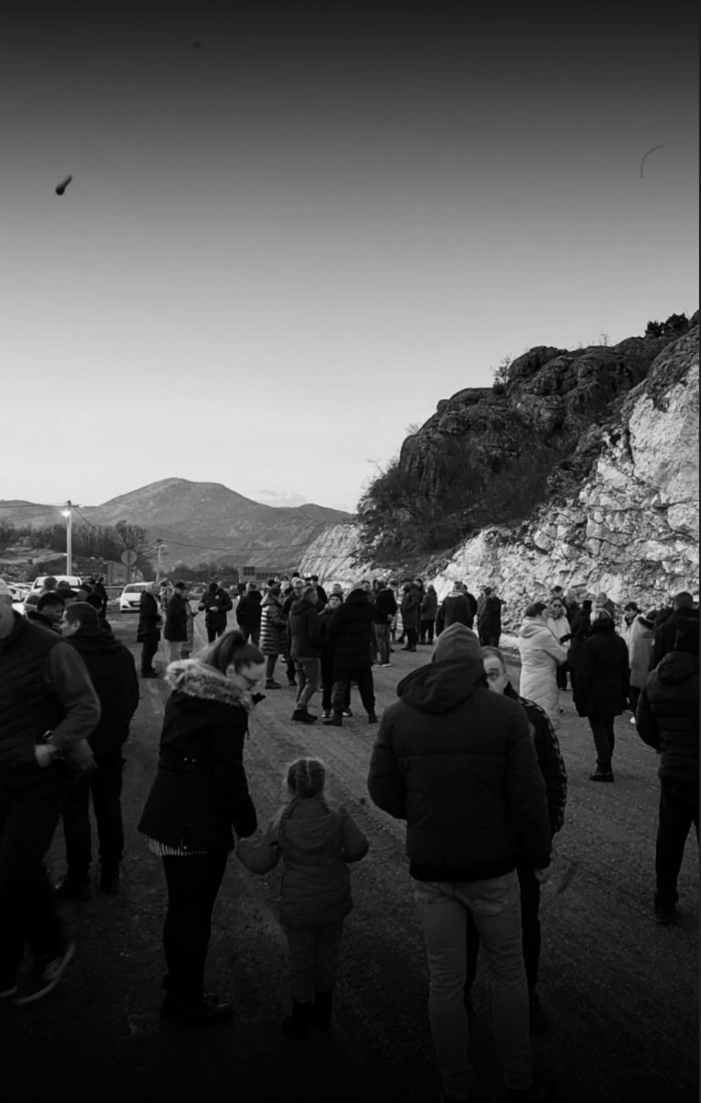 Cetinje: I večeras protest na Kruševom ždrijelu