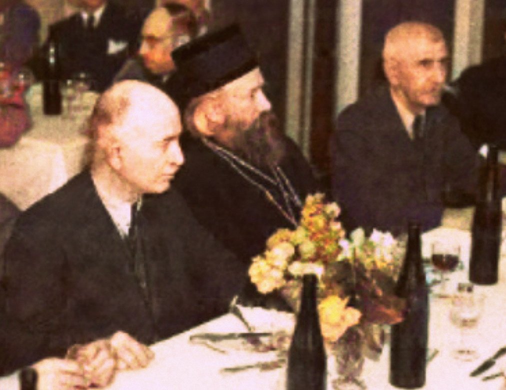 „Gen. Metikoš obilazio bunkere, utvrđivao ih, a stanovništvo donosilo građevni materal, hranu, duhana i t.d. posadi. To je čak činilo i pravoslavno stanovničtvo toga kraja, što lojalno priznajemo”. Na slici, ratni zločinac, VJEKOSLAV aka MAKS LUBURIĆ, čiji su stariji crnogorski preci iz Drobnjaka, akter okršaja u Lijevče polju, izdavao u emigraciji časopis „Drina” - likvidiran 1969. od Titove UDB-e